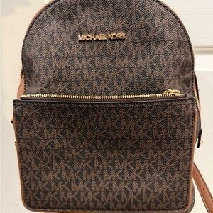 Michael Kors Tan and Gold Interior Bag